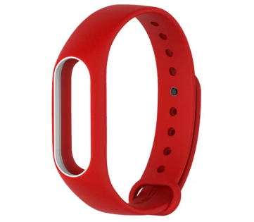 Ремінець до браслета Xiaomi Mi Band 2 Red/White